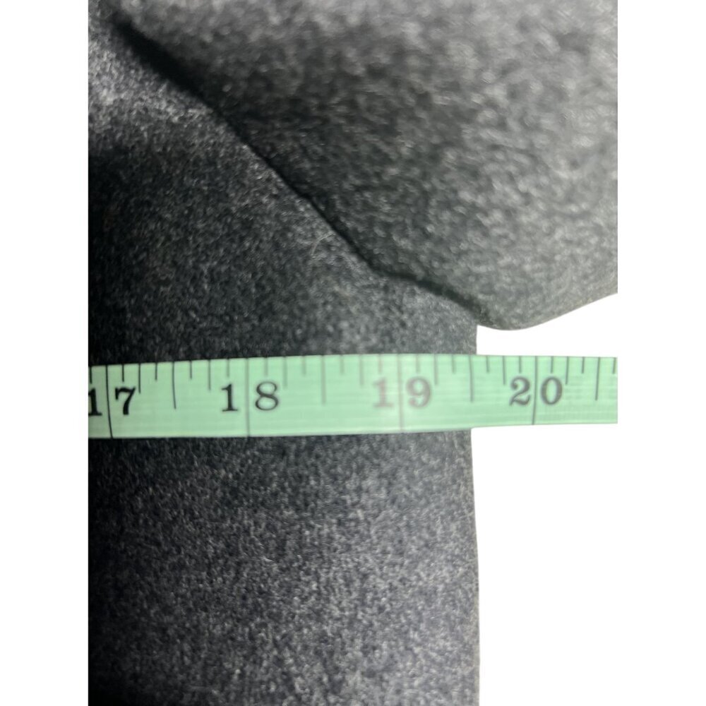 J.Crew‎ Coat Womens Size 10 Gray Tall Long Wool Cashmere Blend Lined - Picture 11 of 11